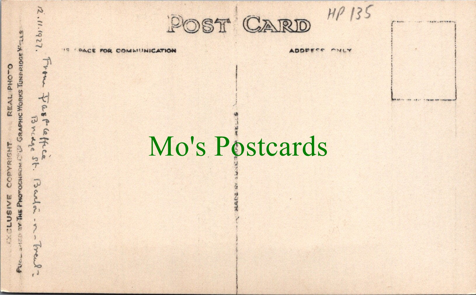 Staffordshire Postcard - Burton-On-Trent War Memorial   HP135