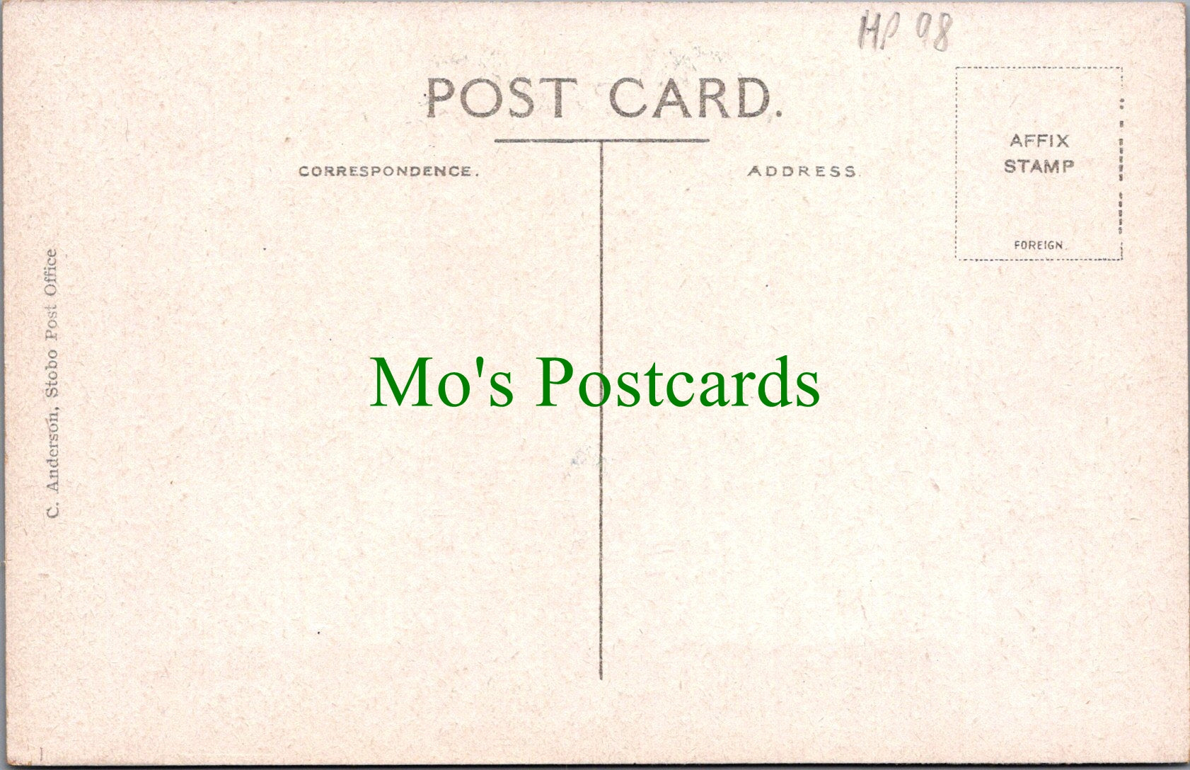 Scotland Postcard - Stobo, Crownhead and River Tweed  HP98