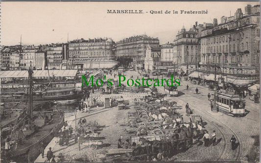 France Postcard - Marseille, Quai De La Fraternite  HP39
