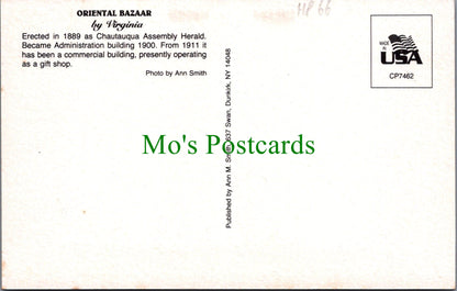 America Postcard - Oriental Bazaar, Chautauqua, New York HP66