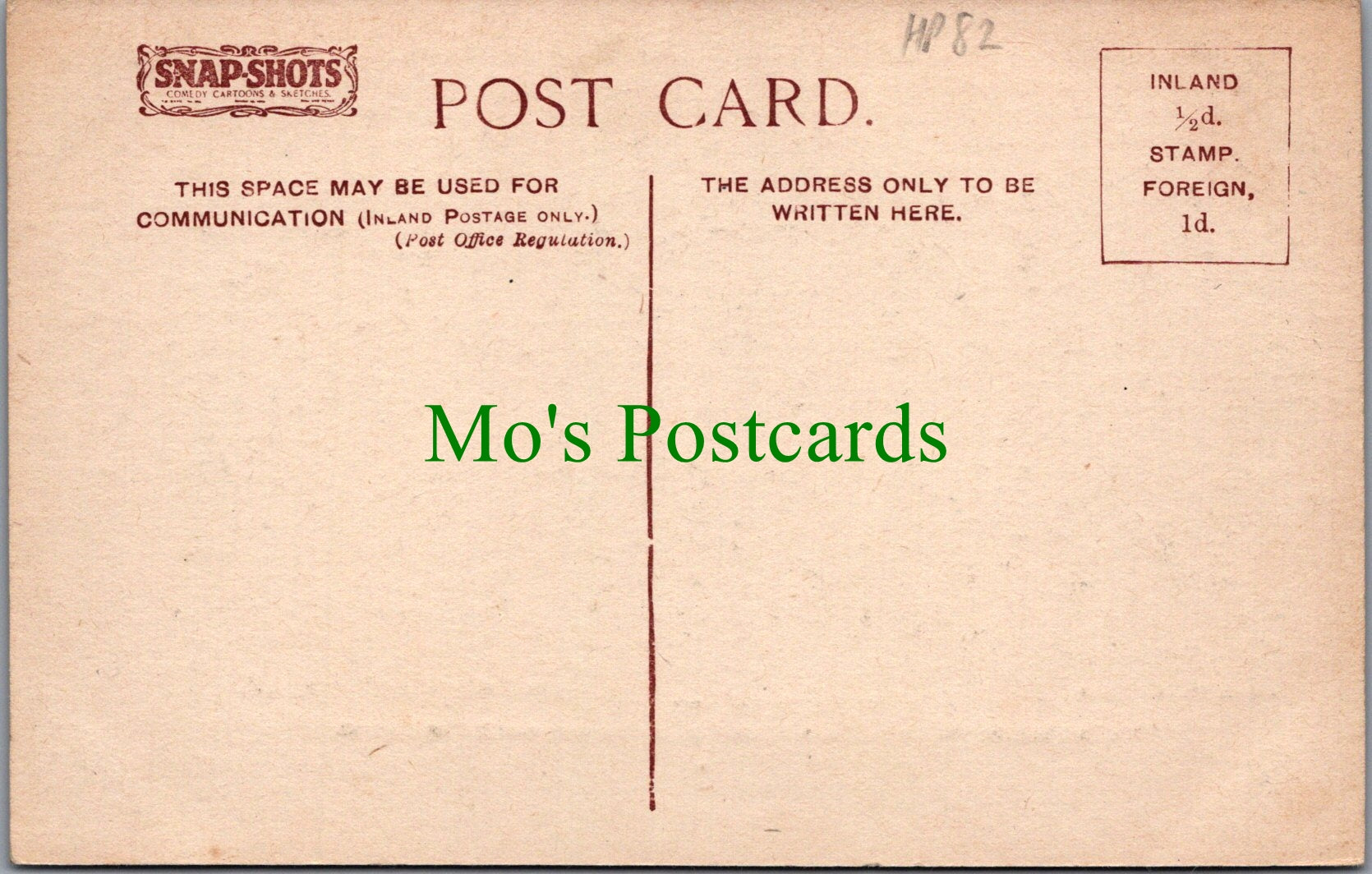 Snap-Shots Postcard - Comedy Cartoon & Sketches by C.Dana Gibson HP82
