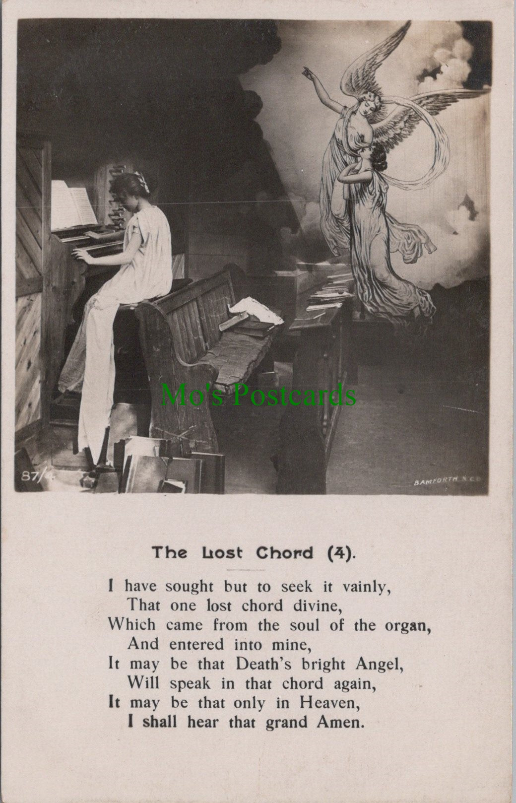 Music Postcard - Song Card - The Lost Chord (4) HP5