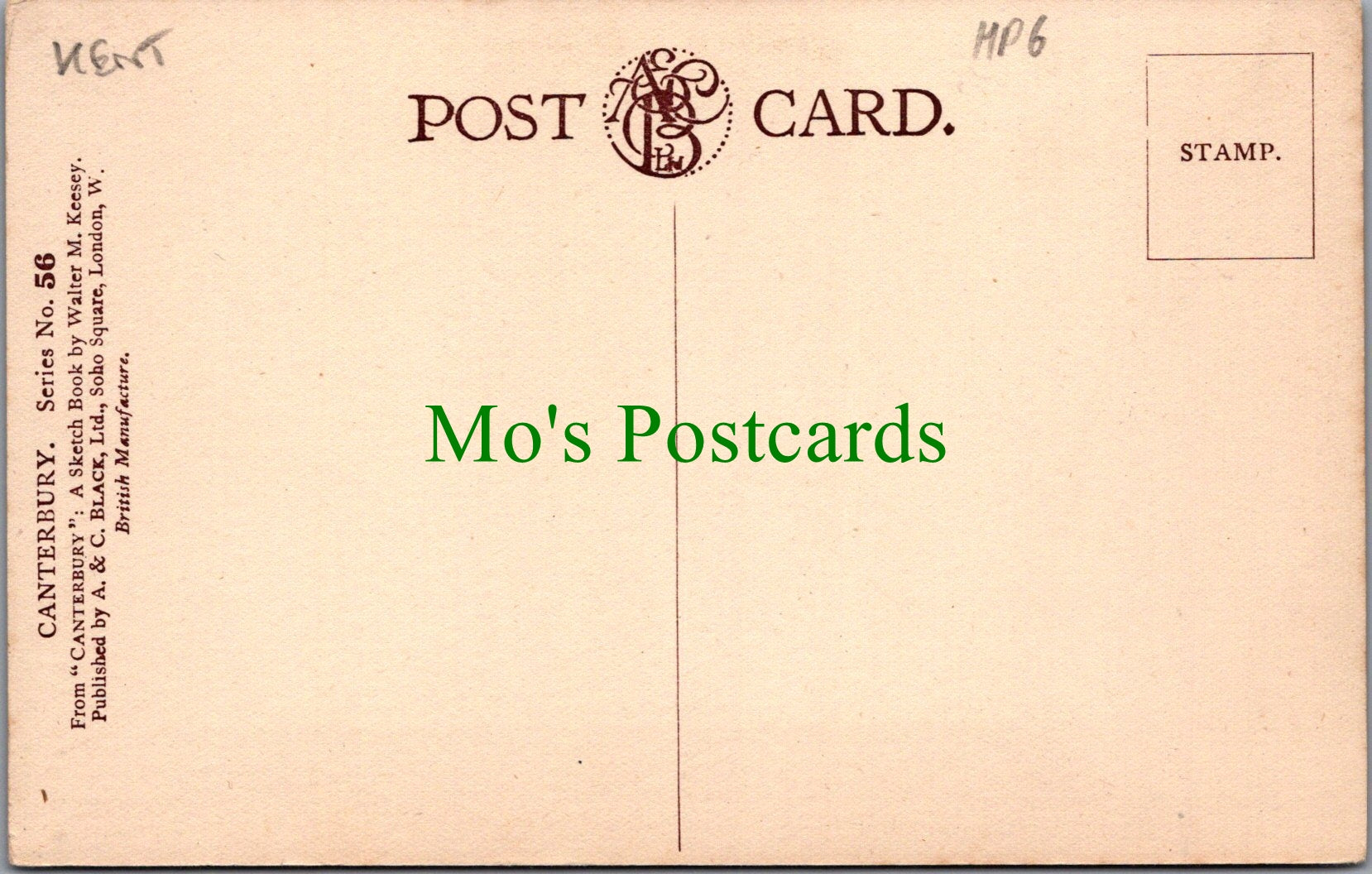 Kent Postcard - Canterbury, St George's Street, Newingate HP6