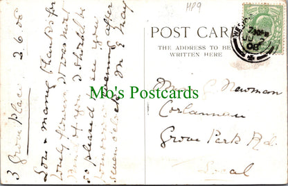 Somerset Postcard - Woodspring Priory, The Tower  HP9