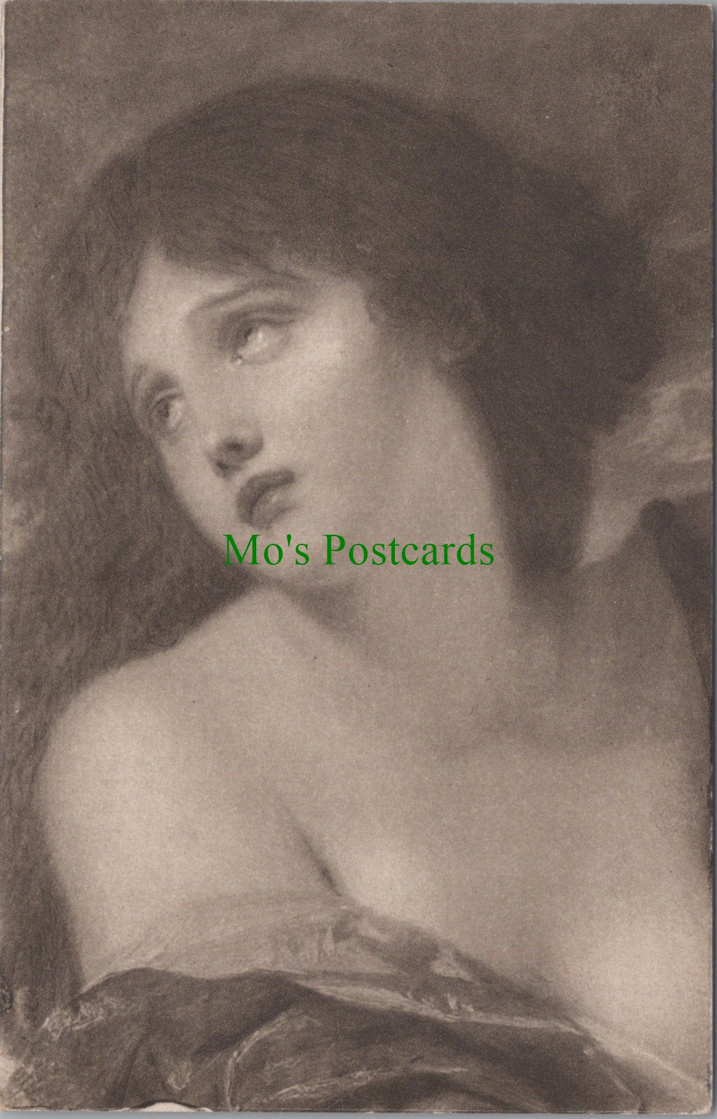 Art Postcard - Study of Grief, Jean-Baptiste Greuze  HP26