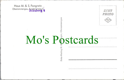 Germany Postcard - Haus M. & S.Pongratz Oberammergau SW12492