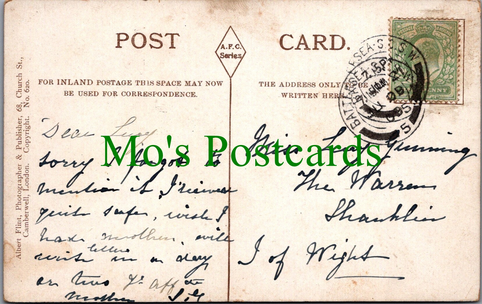London Postcard - Sub Tropical Garden, Battersea Park  SW12495