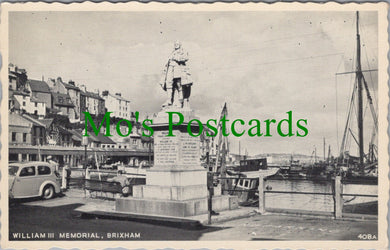 Devon Postcard - Brixham, William III Memorial  SW12506