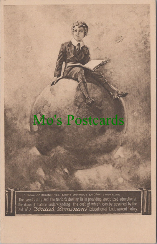 Art Postcard - Book of Beginnings, Story Without End, British Dominions SW12514