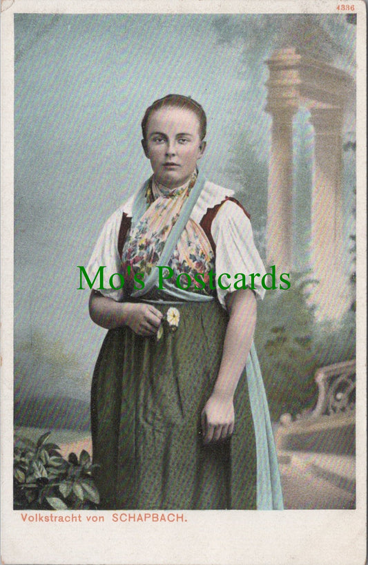 Germany Postcard - Volkstracht Von Schapbach SW12517