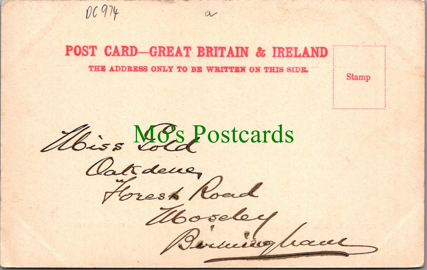 Gloucestershire Postcard - Pitville Garden, Cheltenham  DC974