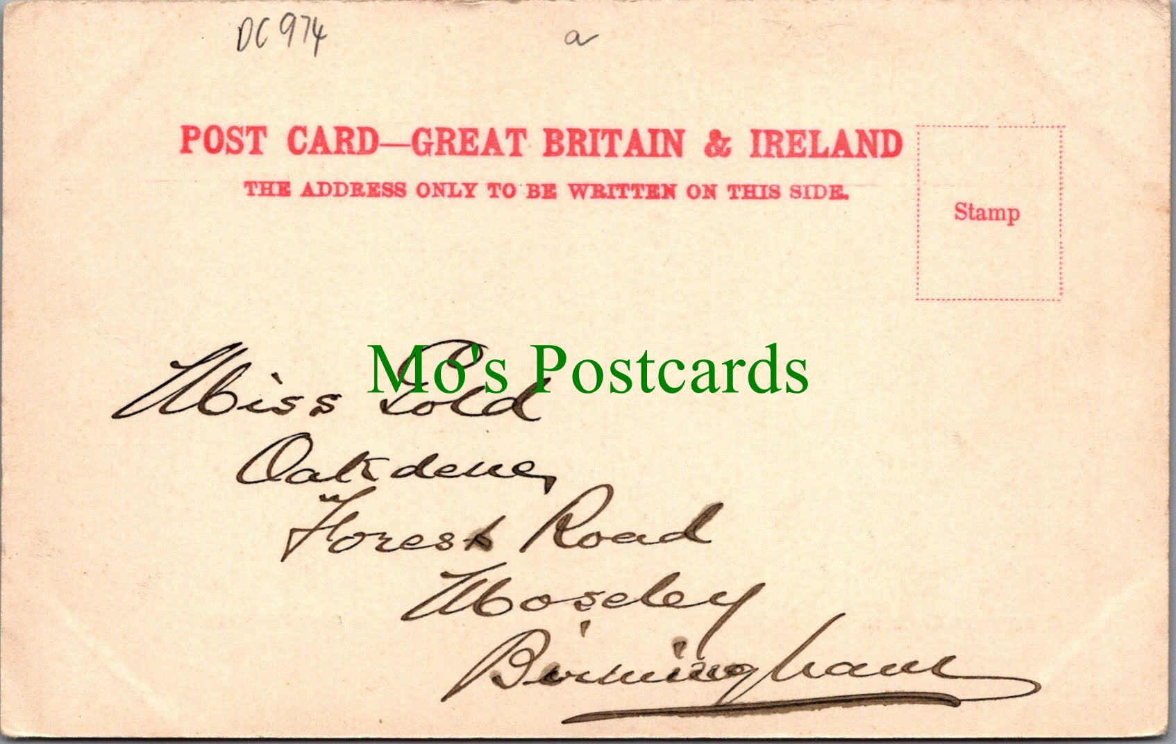 Gloucestershire Postcard - Pitville Garden, Cheltenham  DC974