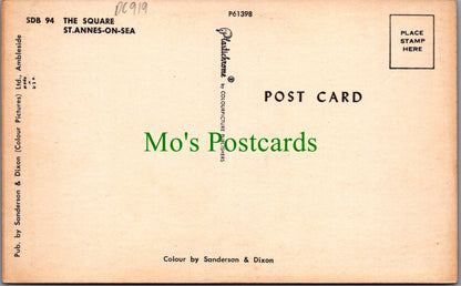 Lancashire Postcard - The Square, St Annes-On-Sea  DC919