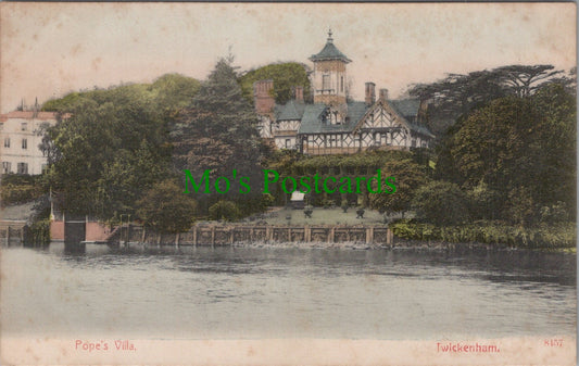 London Postcard - Twickenham, Pope's Villa  DC924