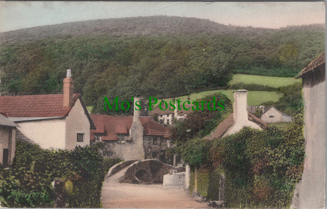 Somerset Postcard - Allerford Village   DC946