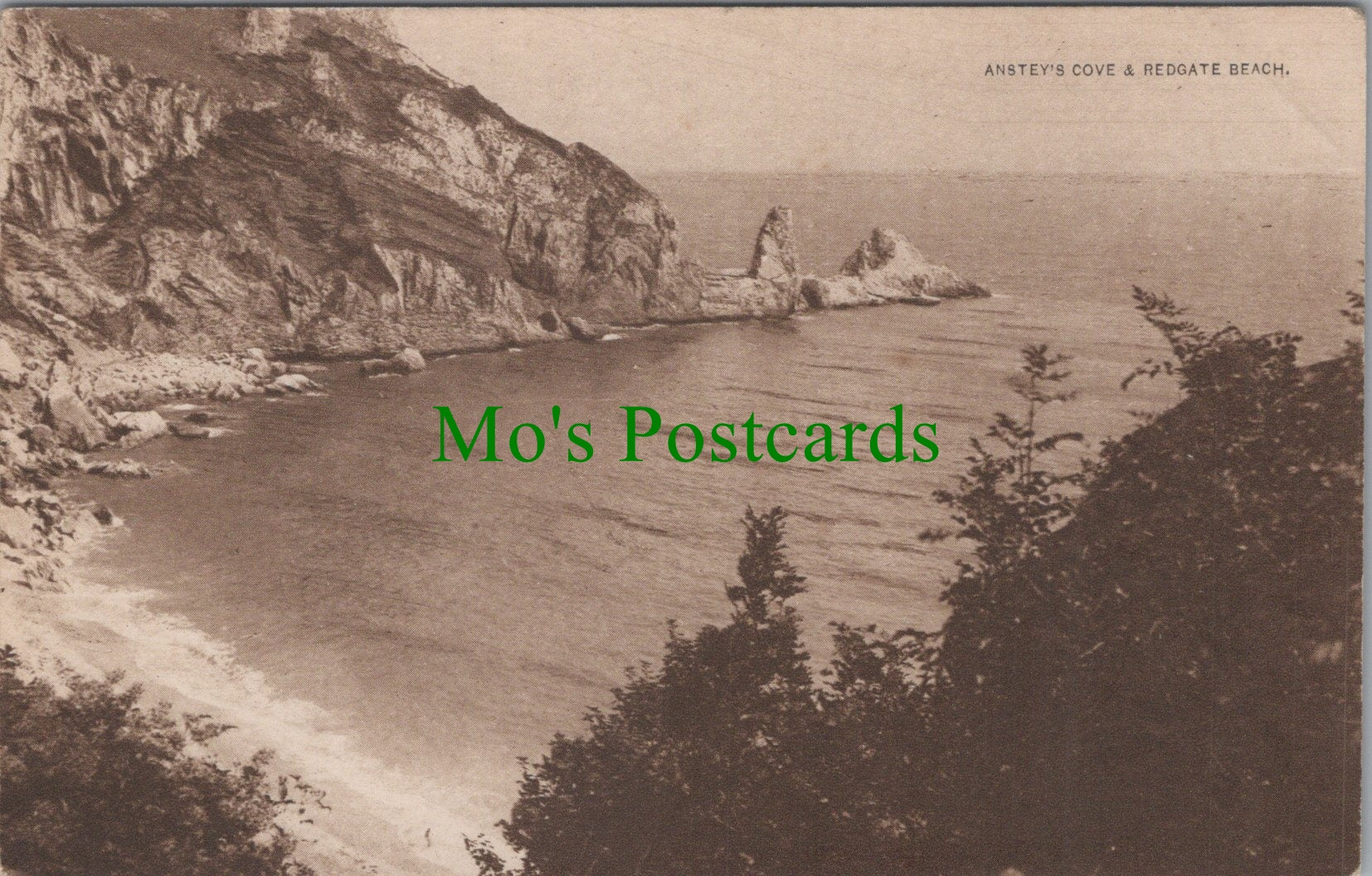 Devon Postcard - Torquay, Anstey's Cove & Redgate Beach  DC947