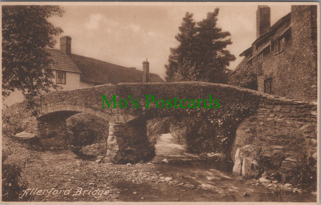 Somerset Postcard - Allerford Bridge  DC949