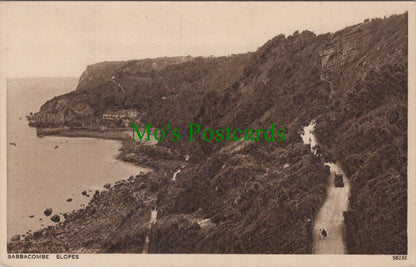 Devon Postcard - Babbacombe Slopes   DC900