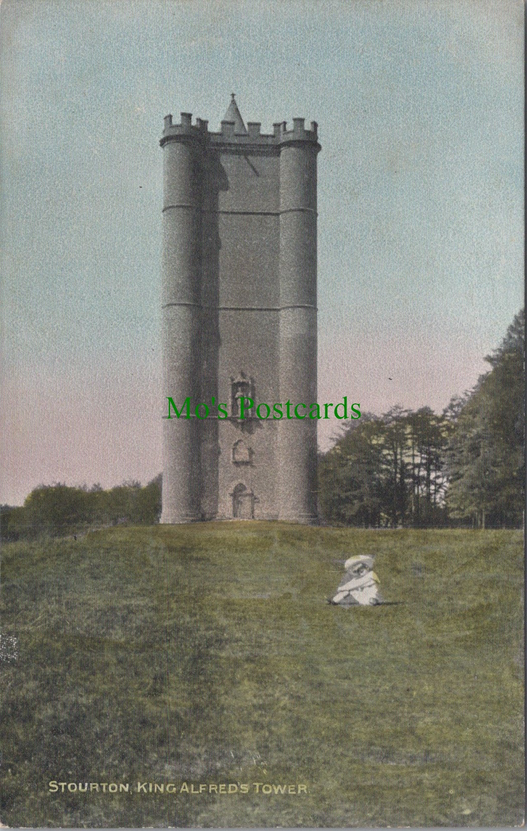 Somerset Postcard - Stourton Tower, King Alfred's Tower DC856