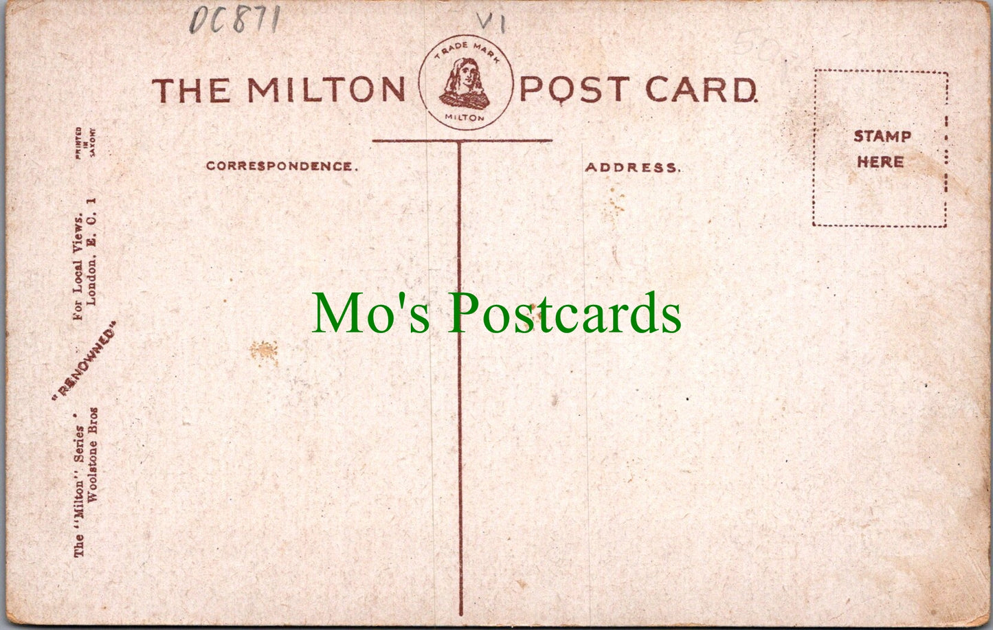 Bristol Postcard - The Cabot Tower   DC871