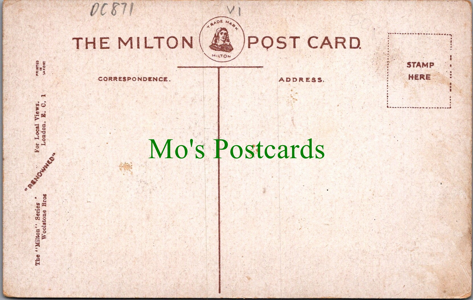 Bristol Postcard - The Cabot Tower   DC871
