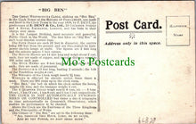 Load image into Gallery viewer, London Postcard - The Great Westminster Clock (Big Ben) DC879
