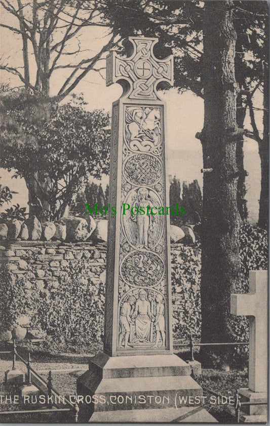 Cumbria Postcard - The Ruskin Cross, Coniston DC881