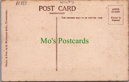 Wiltshire Postcard - Aeroplane Above Codford St Mary  DC882