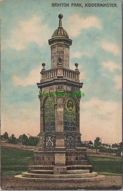 Worcestershire Postcard - Brinton Park, Kidderminster  DC890