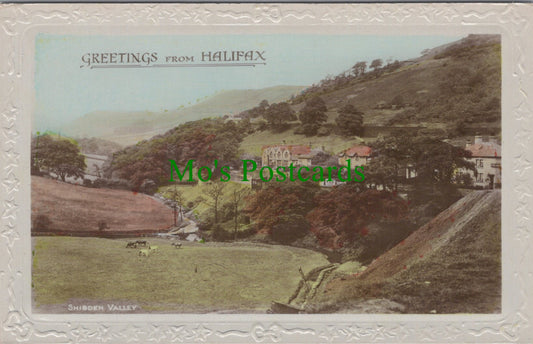 Yorkshire Postcard - Greetings From Halifax  DC807