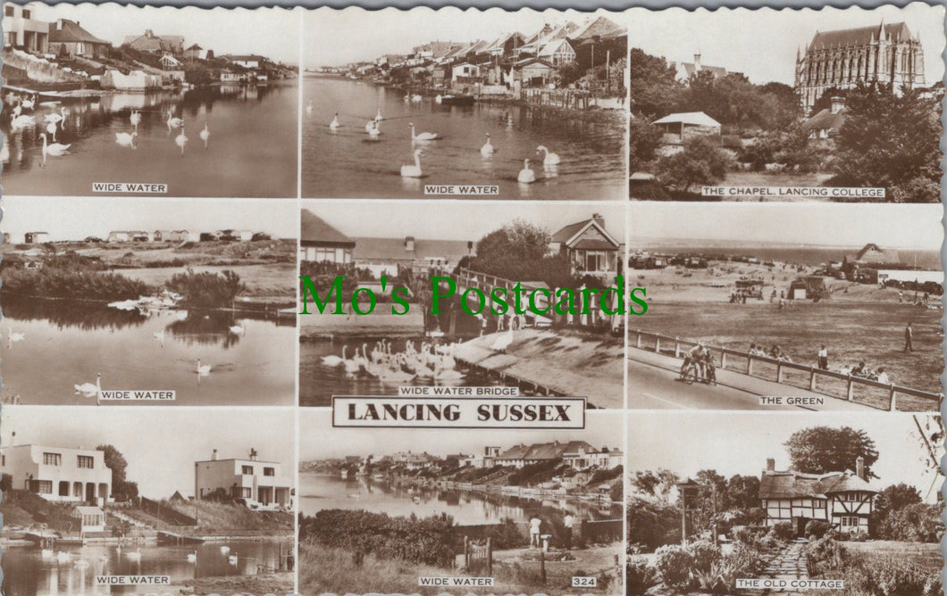 Sussex Postcard - Views of Lancing   DC815