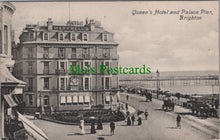 Load image into Gallery viewer, Sussex Postcard - Brighton, Queen&#39;s Hotel and Palace Pier SW11223
