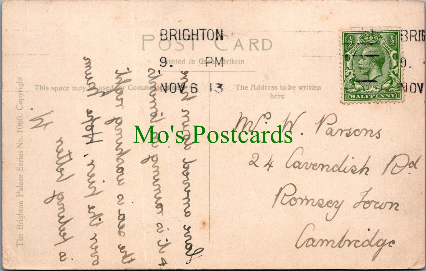 Sussex Postcard - Brighton, Queen's Hotel and Palace Pier SW11223