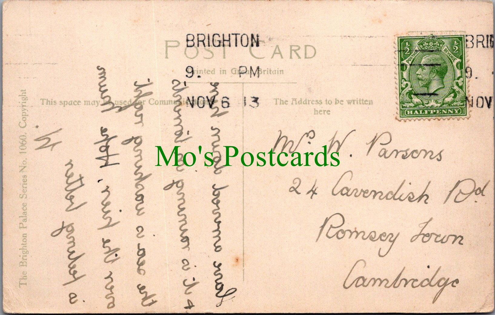 Sussex Postcard - Brighton, Queen's Hotel and Palace Pier SW11223