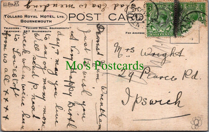 Dorset Postcard - Bournemouth, Tollard Royal Hotel  SW11225