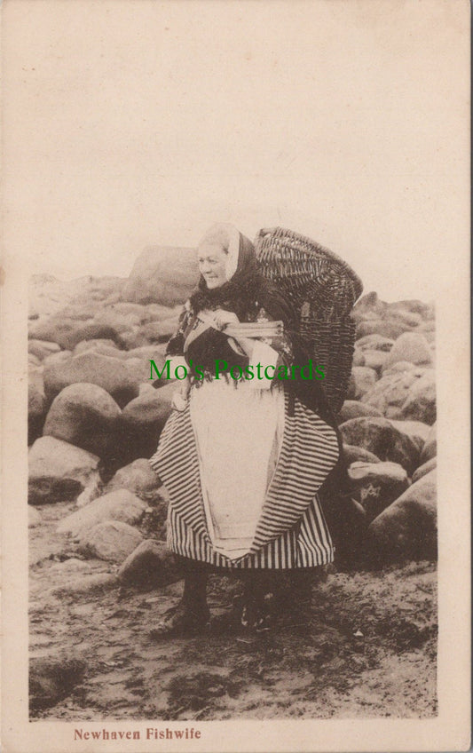 Sussex Postcard - Newhaven Fishwife  SW11228