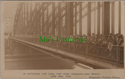 Germany Postcard - Cologne, Watching The Guns Fire From Hohenzollern Bridge SW11235