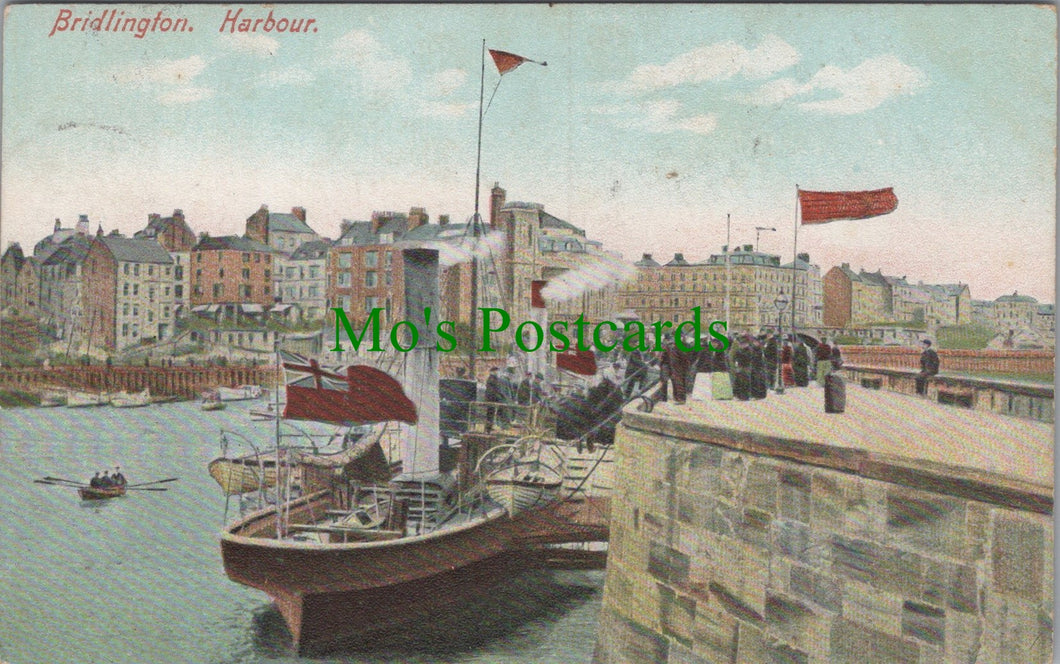 Yorkshire Postcard - Bridlington Harbour  SW11253