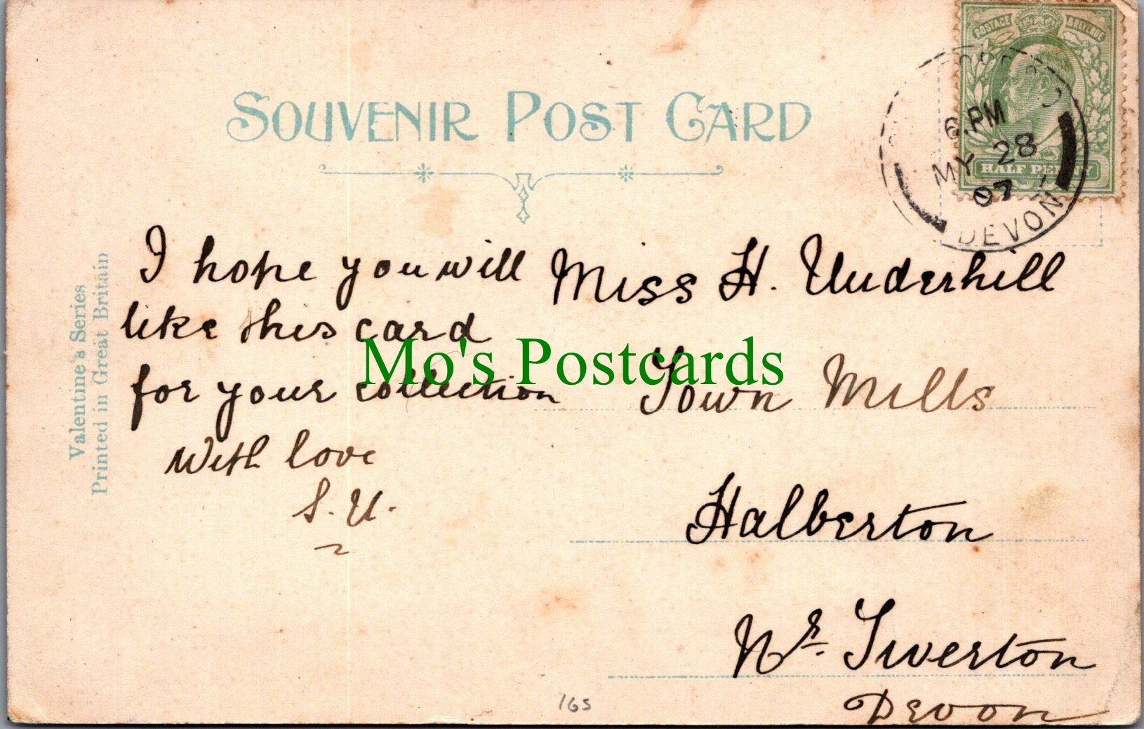 Devon Postcard - Chagford, Three Crowns Inn SW11261