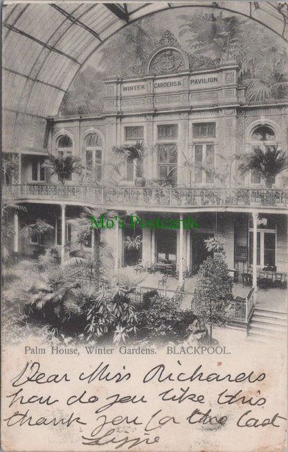 Lancashire Postcard - Blackpool, Palm House, Winter Gardens  SW11273