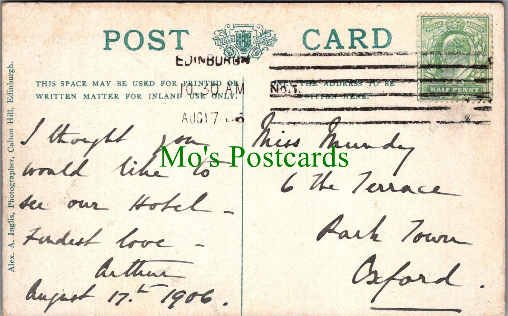 Scotland Postcard - Roxburgh Hotel, Charlotte Square, Edinburgh  SW11278