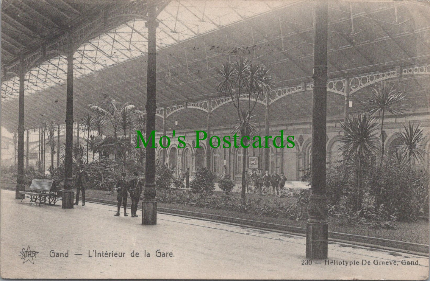 Belgium Postcard - Gand / Ghent - L'Interieur De La Gare   SW11280
