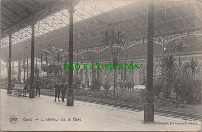Belgium Postcard - Gand / Ghent - L'Interieur De La Gare   SW11280