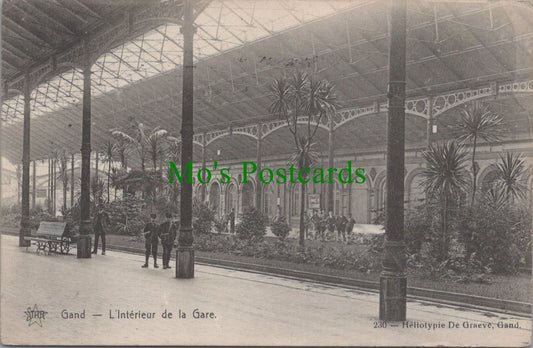 Belgium Postcard - Gand / Ghent - L'Interieur De La Gare   SW11280