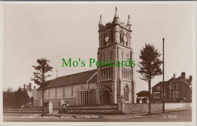 Sussex Postcard - Eastbourne, St John's Church, Meads  SW11297