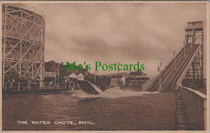 Wales Postcard - Rhyl, The Water Chute  SW11310