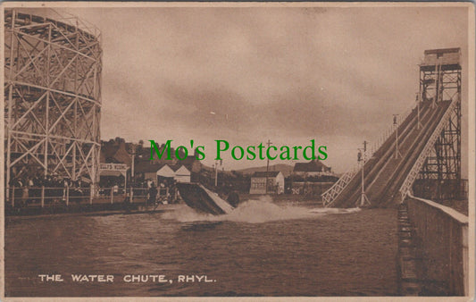 Wales Postcard - Rhyl, The Water Chute  SW11310