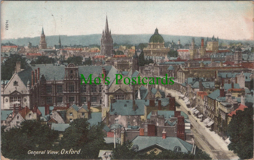 Oxfordshire Postcard - Oxford, A General View   SW11651