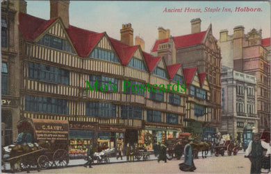 London Postcard - Ancient House, Staple Inn, Holborn  SW11669