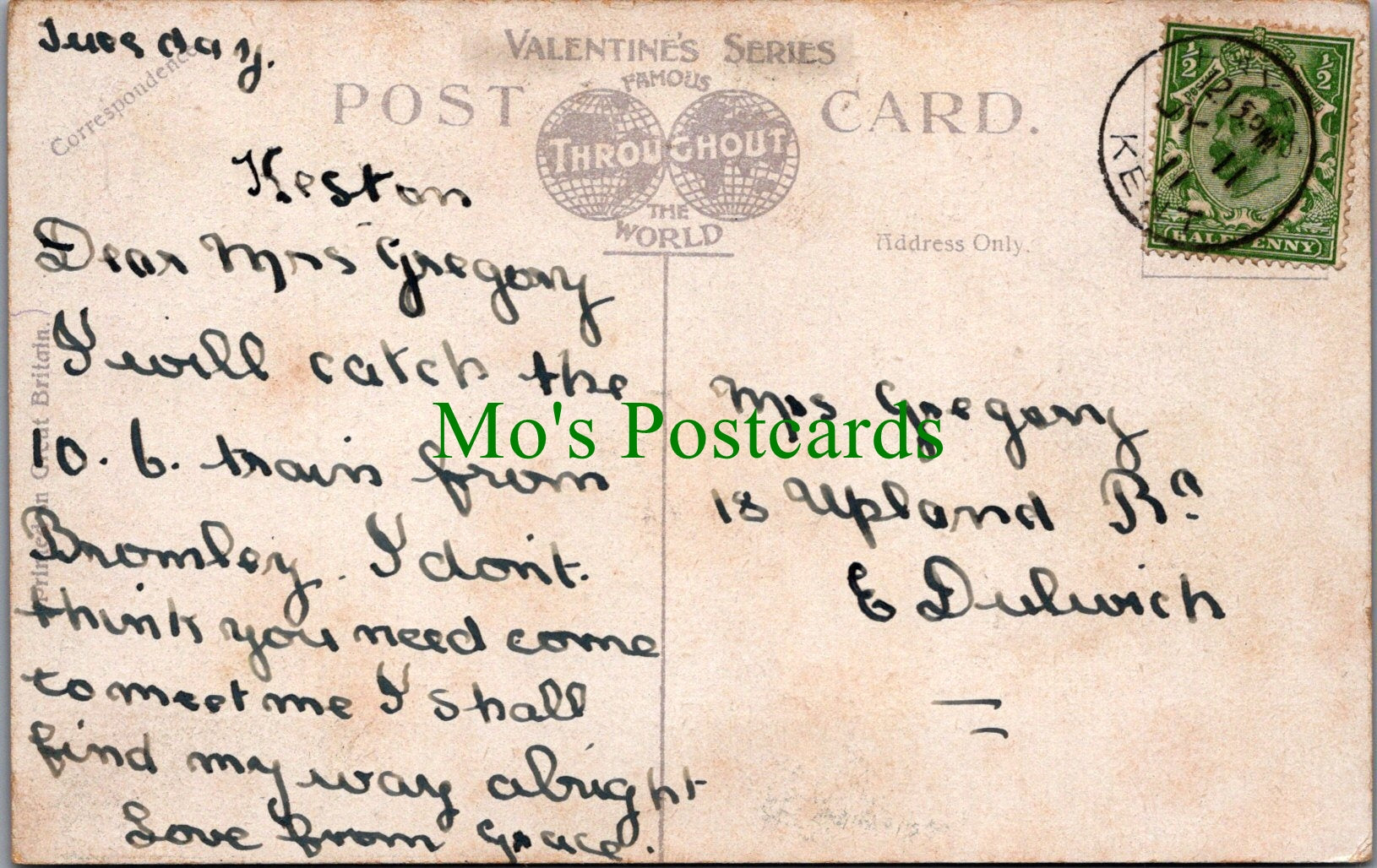 Kent Postcard - Mount Ephraim, Royal Tunbridge Wells SW11672